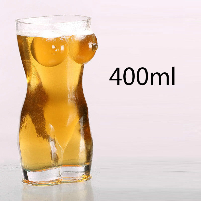 Body Shaped Beer Glass