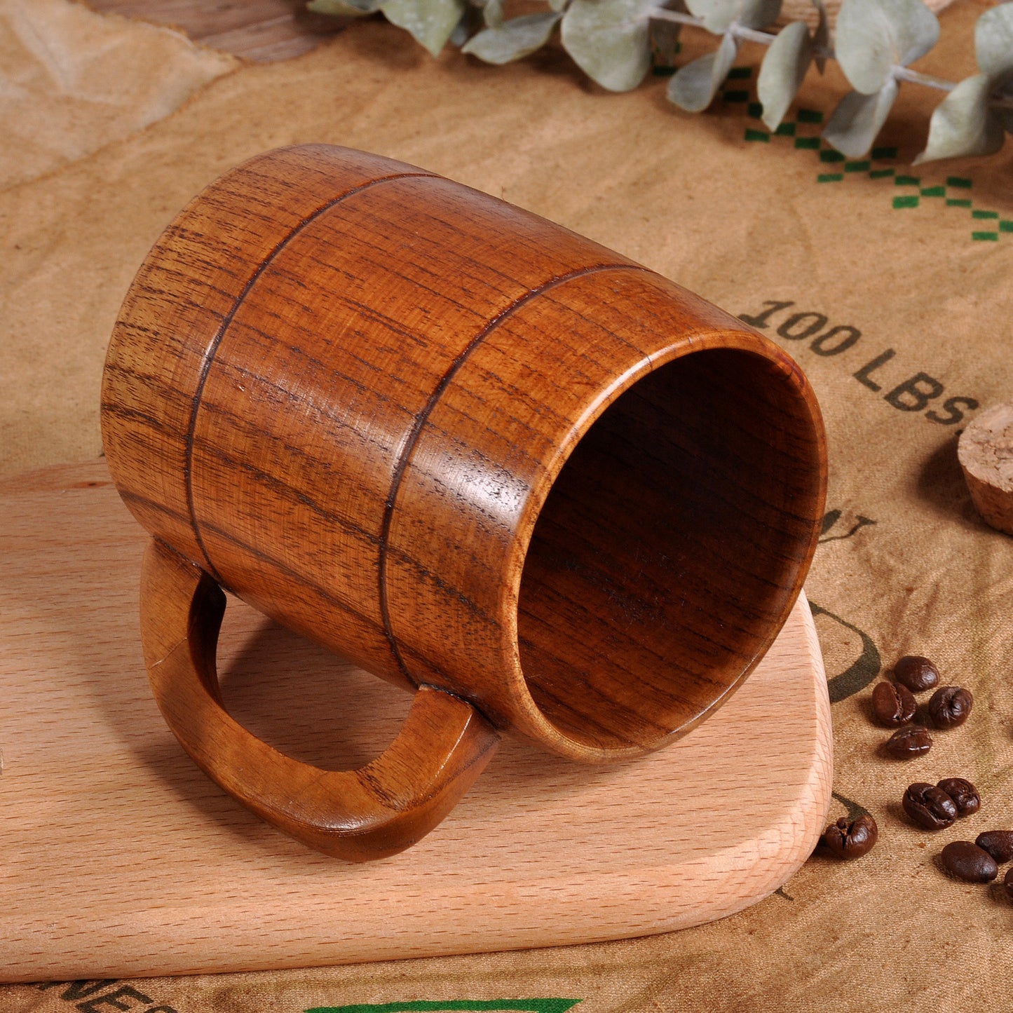 Wooden Beer Mug