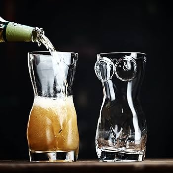 Body Shaped Beer Glass