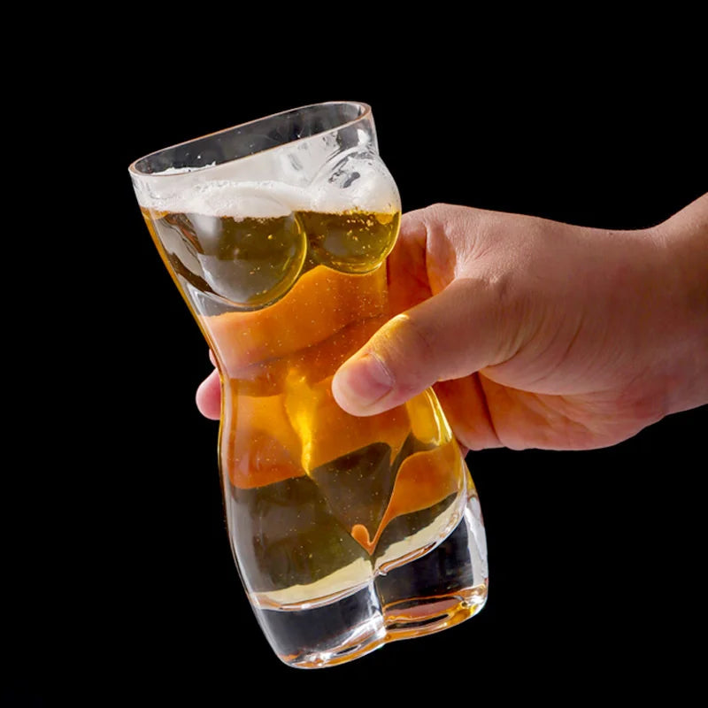 Body Shaped Beer Glass
