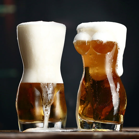 Body Shaped Beer Glass