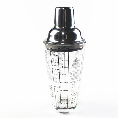 Glass Measuring Cocktail Shaker