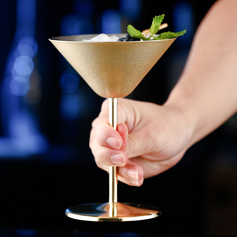 Stainless Steel Martini Glass